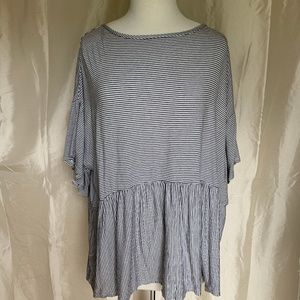 Loft Striped Knit Top-Worn Once